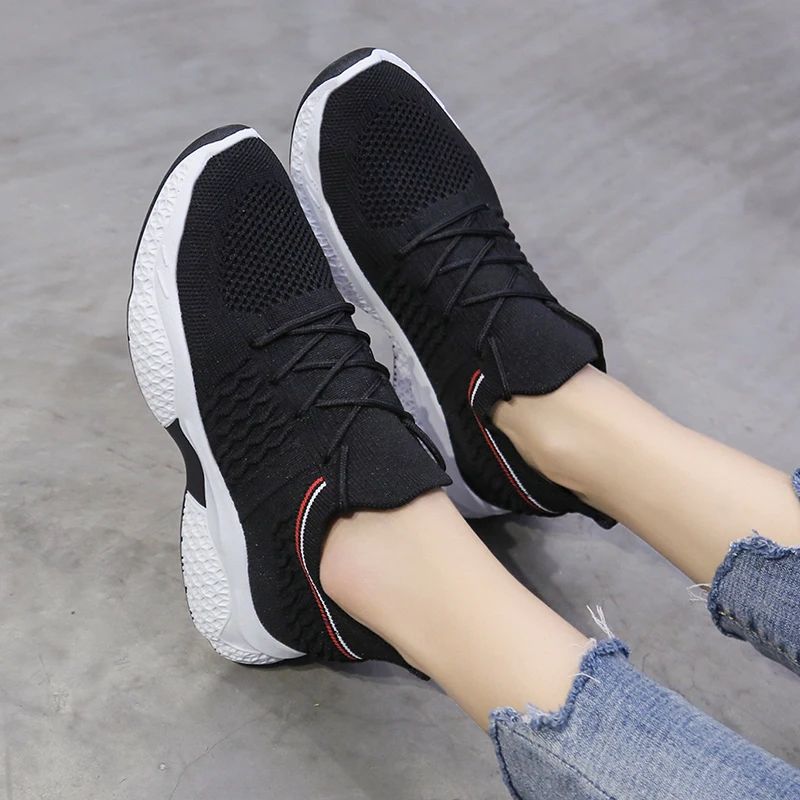 Cheap 2021 Women Tennis Shoes Ultra-Light Outdoor Fitness Sports Female Jogging Sneakers Comfort Trainers Soft Tenis Mujer