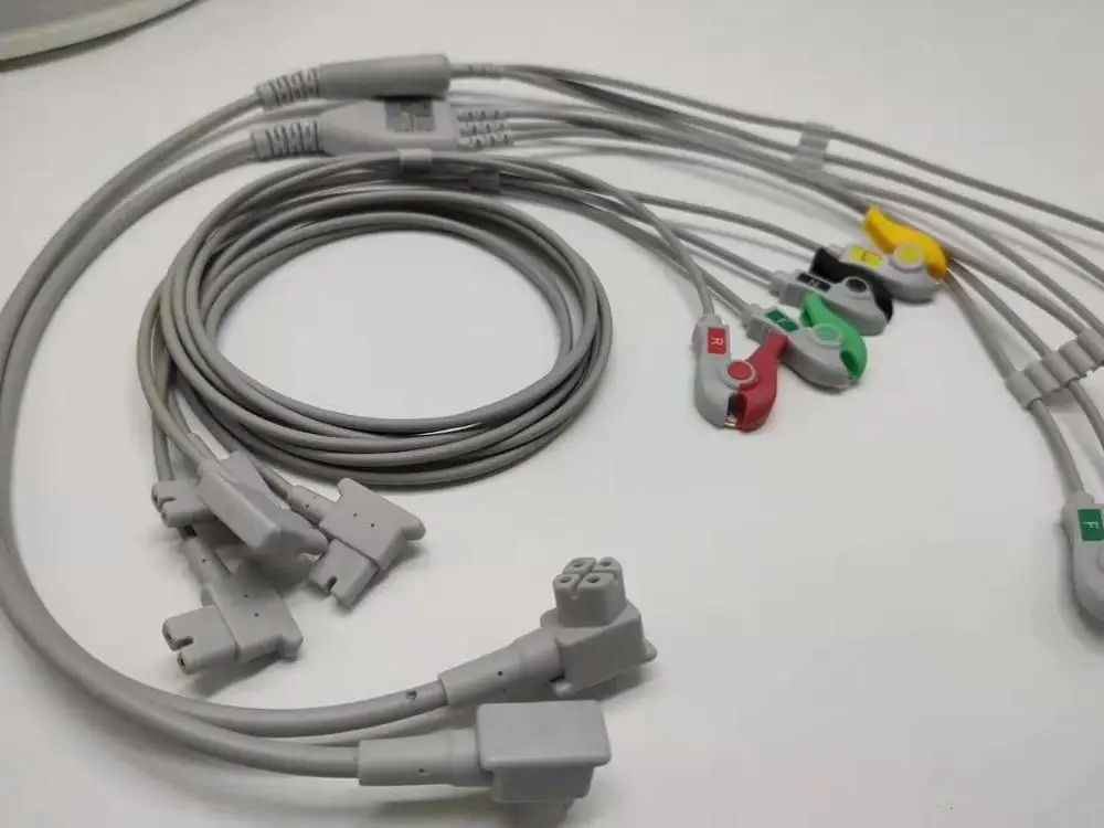 Совместимый hp TC30 TC50 TC70 кабель для ЭКГ Leadwires отделки серии 10 свинцовых проводов