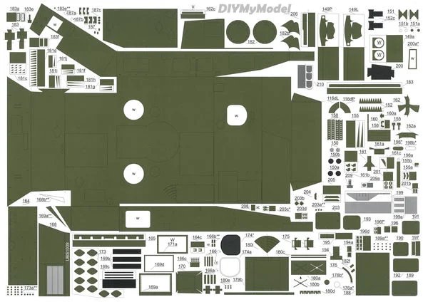 Lanzador de rifles de defensa a&eacute;rea, KIT de modelo de papel artesanal, rompecabezas de juguete hecho a mano, accesorios de pel&iacute;culas, regalo, 2K11, krugsam-4 ruso-1