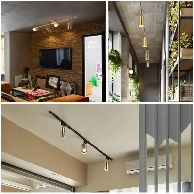 Led Track Light Clothing Shop Windows Showrooms Exhibition Spotlight Cob Ceiling Rail Spot Lamp Traditional Collection | Лампы и