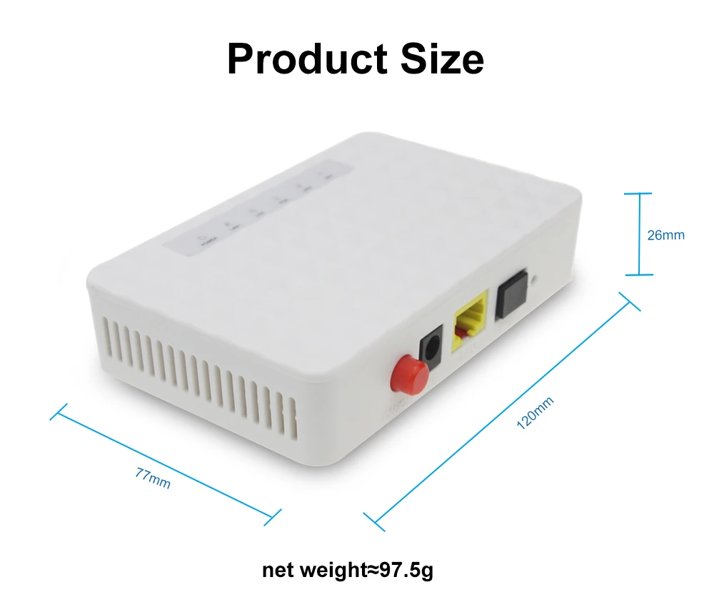 EPON Fiber device to user side ONU 1GE 1port FTTH ONT Single LAN Port OLT 1 25G Epon набор микросхем для ZTE home