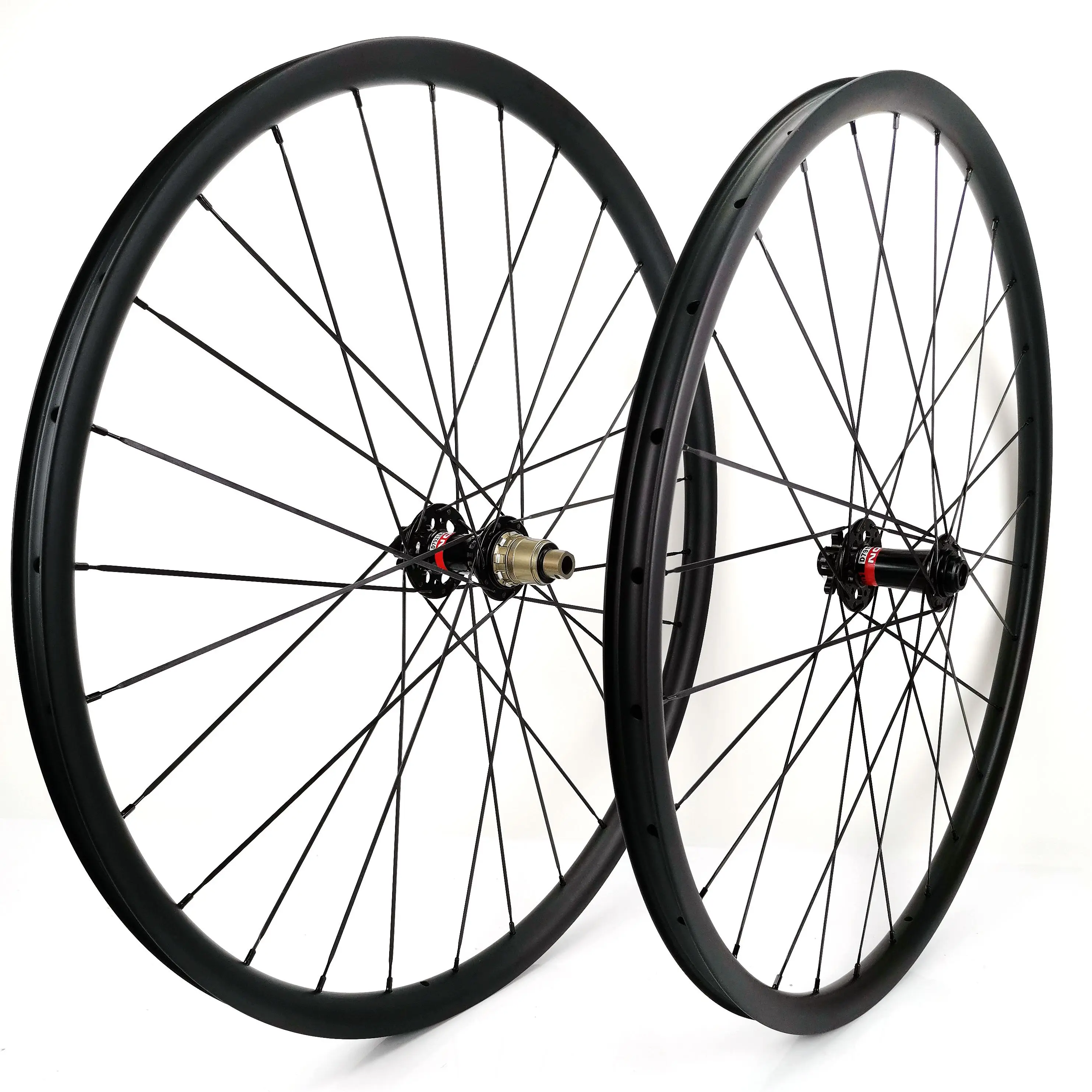 29er MTB XC велосипед Углеродные колеса 27 мм ширина 23 Глубина hookless горный углеродный