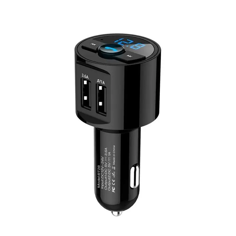 Автомобильный беспроводной FM-модулятор USB устройство для быстрой зарядки 3 6 а с