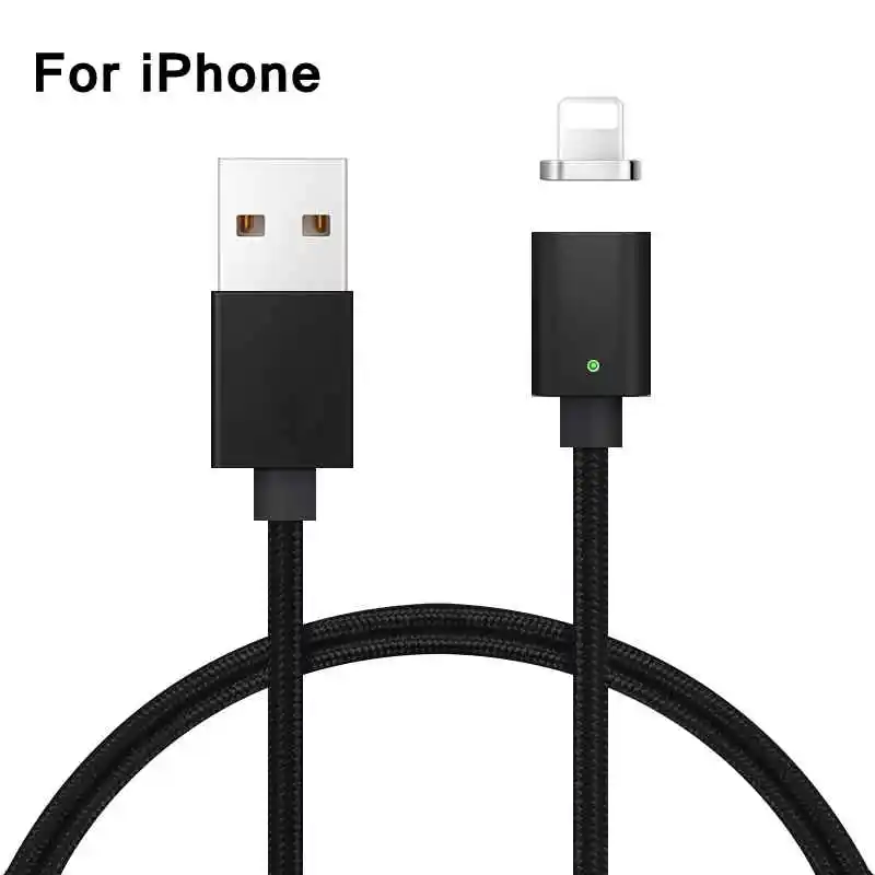 Светодиодный магнитный кабель Micro usb type C супер быстрая зарядка телефона Microusb type-C магнитное зарядное устройство usb c для iphone huawei xiaomi