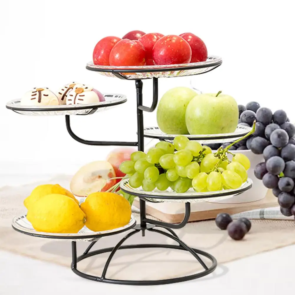 Многослойный фруктовый поднос для снэков стеллаж хранения торт подставка