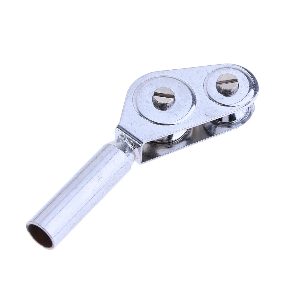 Двухроликовая Удочка 1 шт. направляющая наконечник прочный шкив кольцо