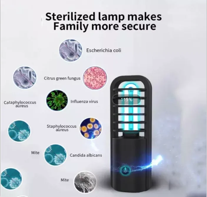 30 Автомобильная стерилизующая лампа УФ бактерицидная перезаряжаемая Мини