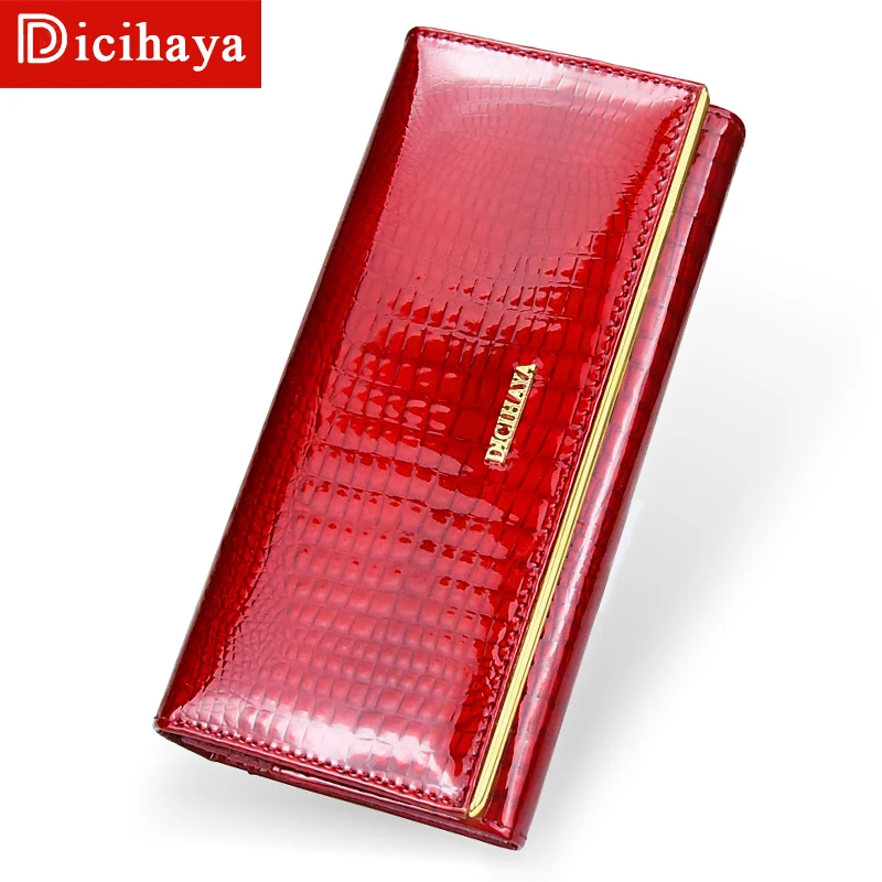 Кошельки DICIHAYA из натуральной кожи для женщин многофункциональный бумажник с