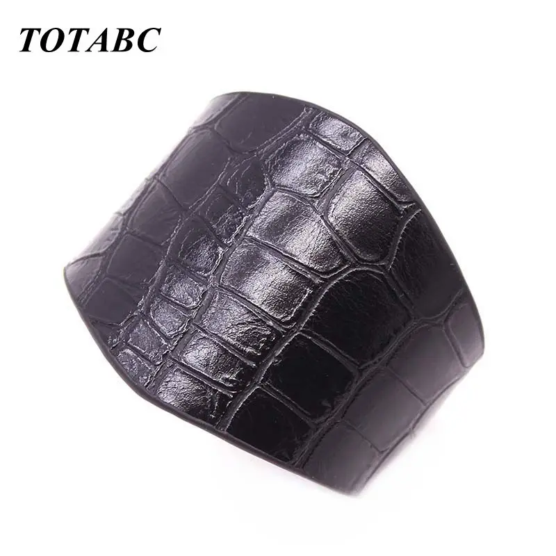 Женские кожаные браслеты с трещинами модные ювелирные украшения женский браслет