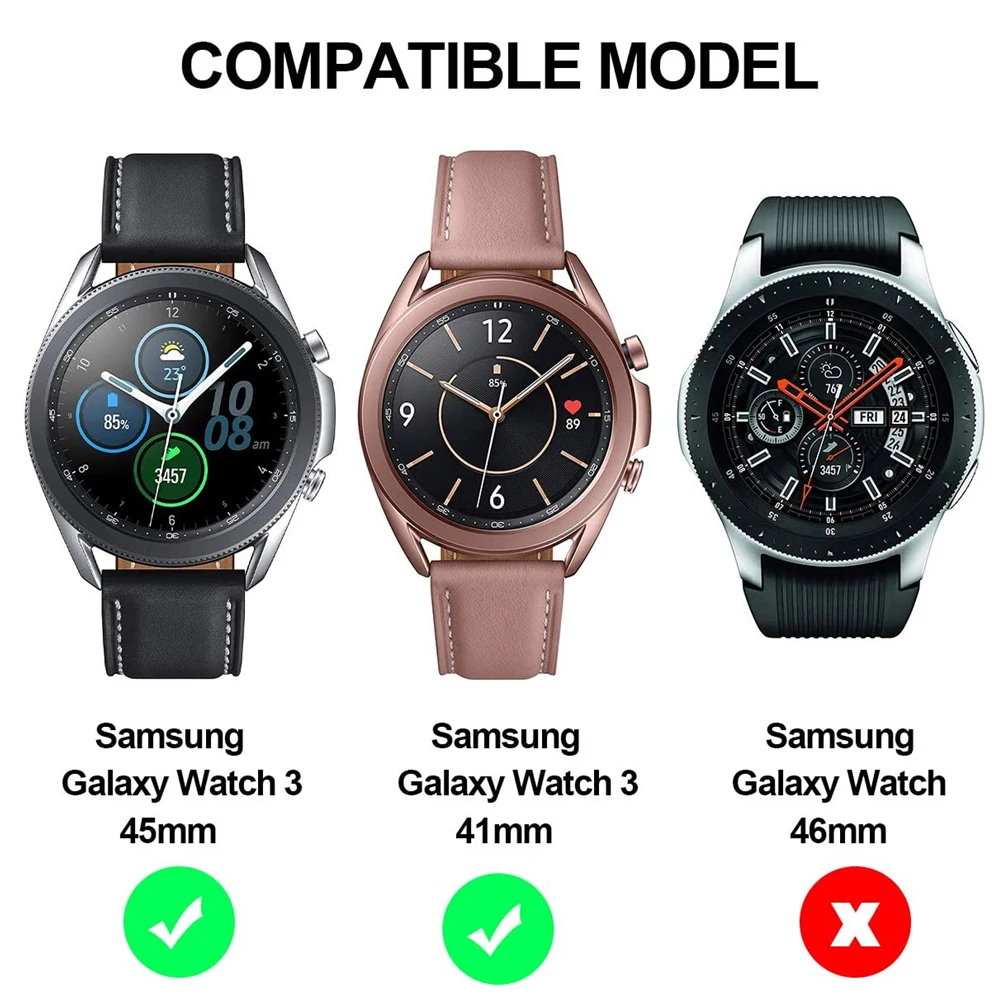 

case for samsung galaxy watch 3 case 45mm 41mm Bling Diamond Bumper Shell for galaxy watch 3 45mm 41mm cases Plated PC Cover