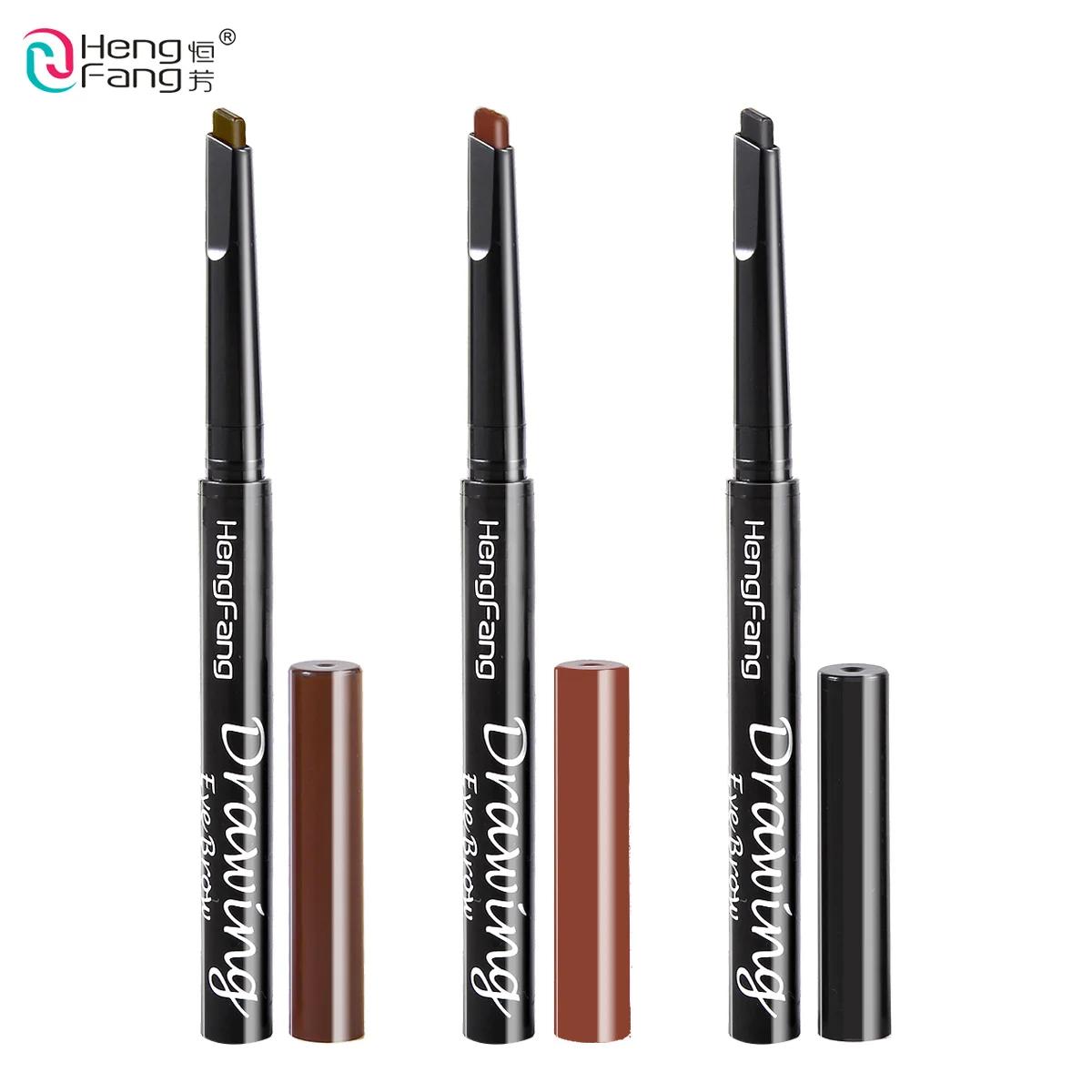 Инструмент для макияжа глаз HengFang водостойкие автоматические карандаши бровей 24