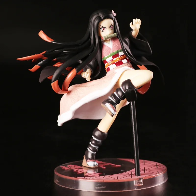 

Anime Demon Slayer Figure Kamado Nezuko PVC Action Figure Collectible Model Kids Toys Doll
