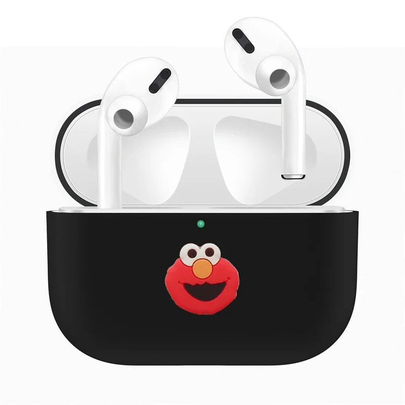 Black 11 Для Apple AirPods Pro Чехол для замены ТПУ милый защитный чехол для AirPods 3 беспроводной Bluetooth наушники протектор рукав - Color: Black 11