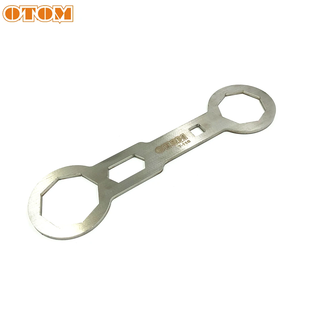 OTOM Motorcycle 45.5mm/50.5mm Fork Cap Wrench Stainless Steel Universal Spanner Motorcross Maintenance Tools Accessories Parts | - Фото №1