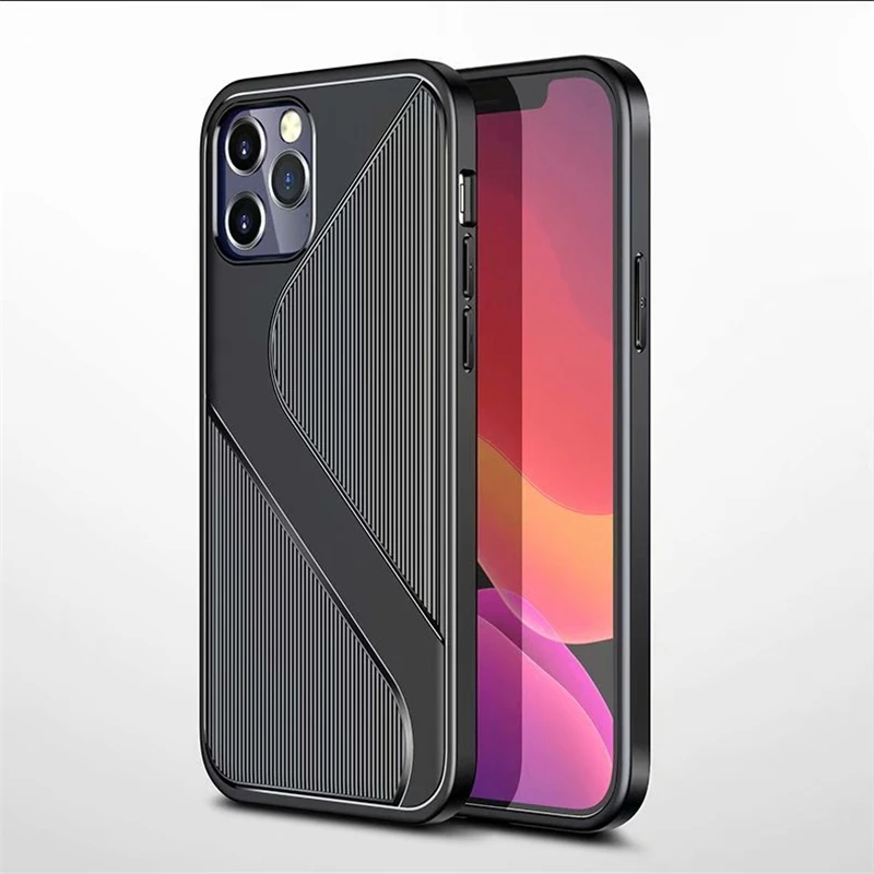 

Stylish Shockproof Silicone Phone Case For iPhone 11 Pro XS MAX 6 6s 7 8 Plus XR SE20 Soft TPU Scratch-Resistant Back Cover Gift