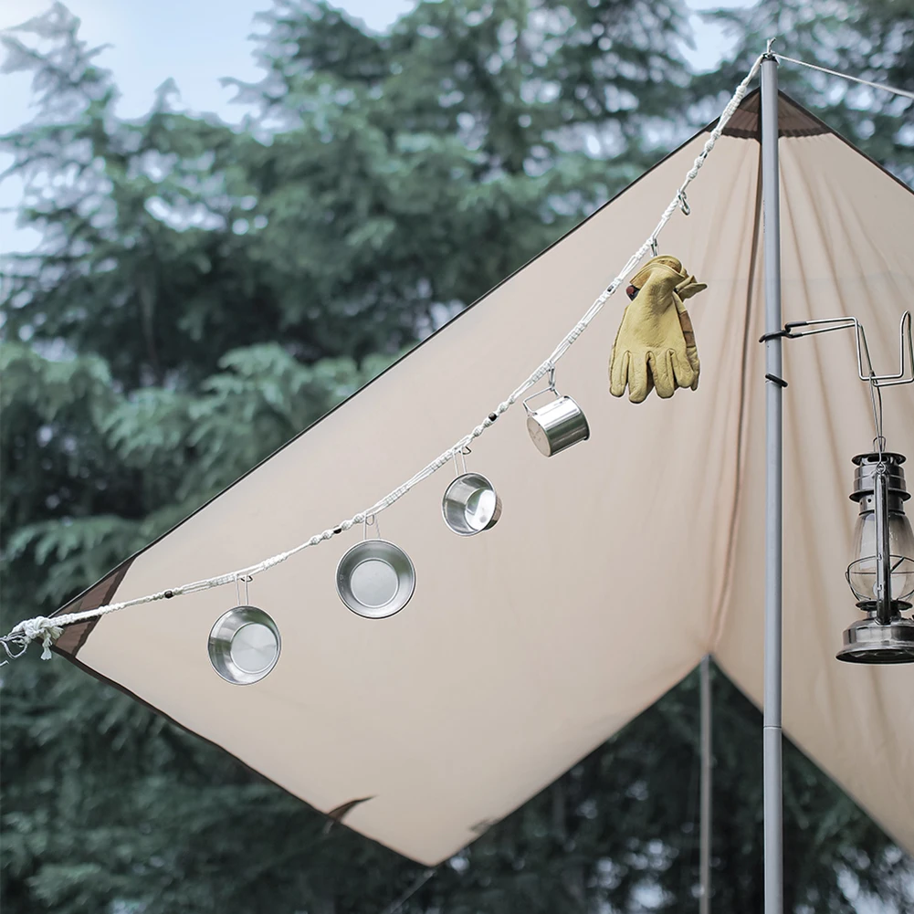 

Naturehike 4.3m Hanging Rope Camping Accessories Multi-purpose Clothesline Adjustable Anti-slip Canopy Hanging Rope