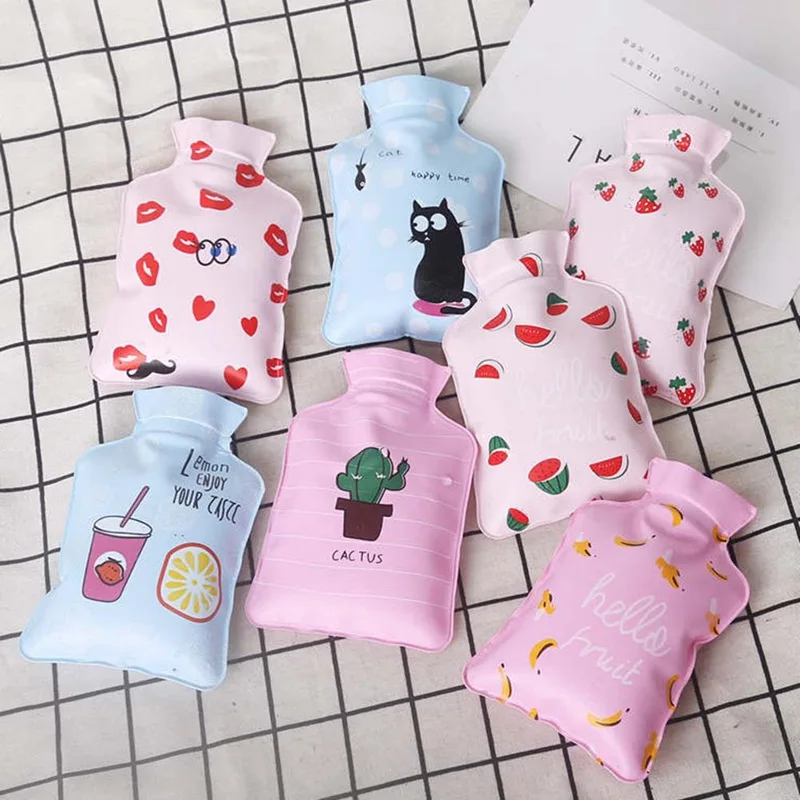 

1PC Cartoon Cute Hand Warm Water Bottle Mini Hot Water Bottles Portable Hand Pocket Warmer Hand Feet Hot Water Bags for Girls