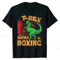 t rex hates boxing funny boxer tyrannosaurus t shirt men coupons fitness tight tees cotton t shirt casual