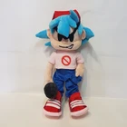 35 см пятничная ночь, плюшевая игрушка-бойфренд Funkin, популярная игра, синие волосы, кукла для мальчика, мягкая набивная фигурка, кукла для девочек, детские подарки на день рождения