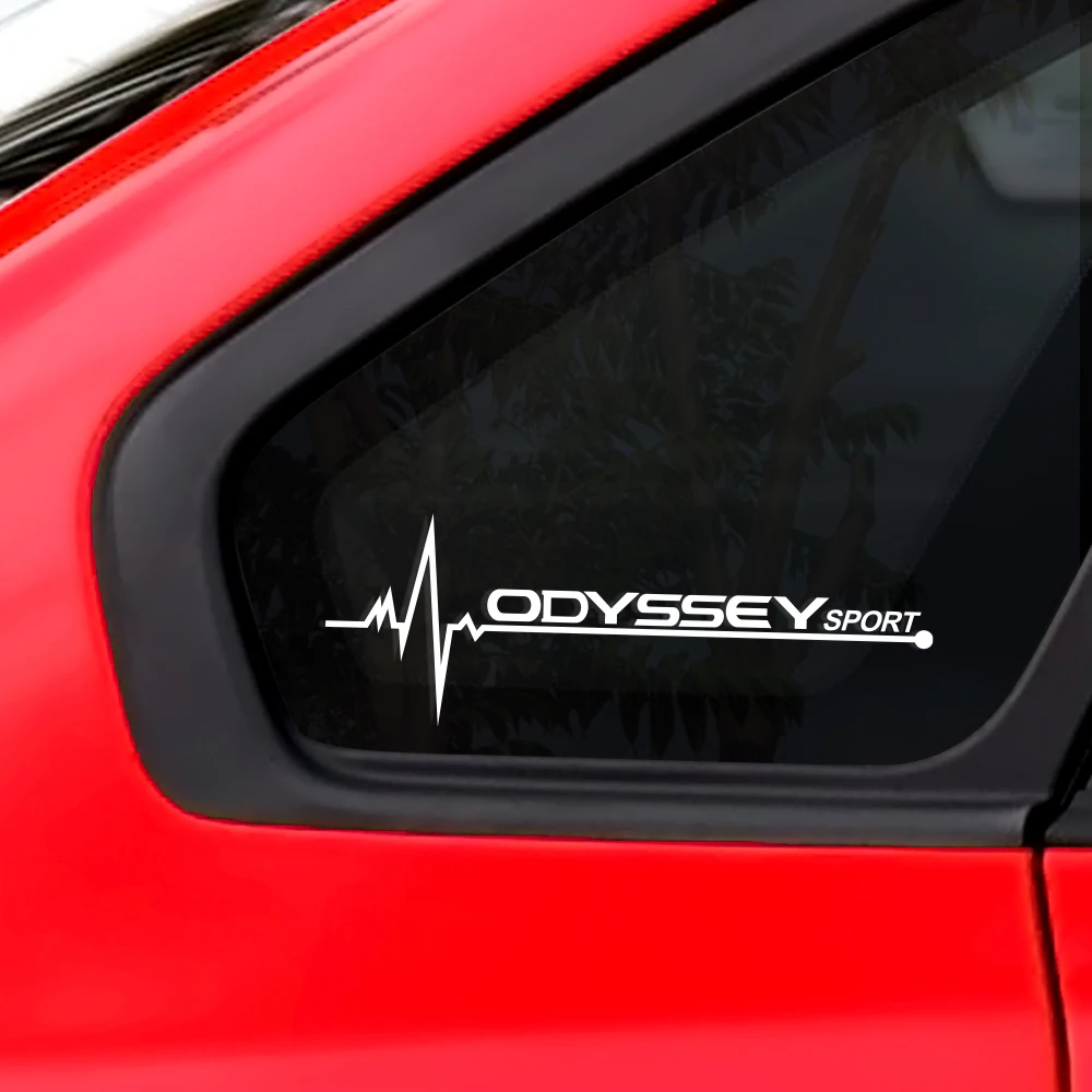 2PCS 20*7CM Car Side Window Waterproof Stickers For Honda Odyssey Sports Trim Vinyl Reflective Decals Auto Decor Accessories | Автомобили