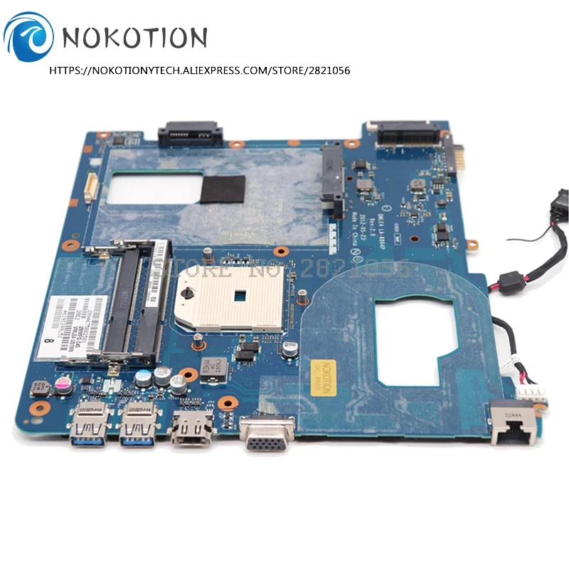 NOKOTION QMLE4 LA-8864P для Samsung NP365 NP365E5C NP355V5C материнская плата ноутбука разъем FS1 DDR3 полный