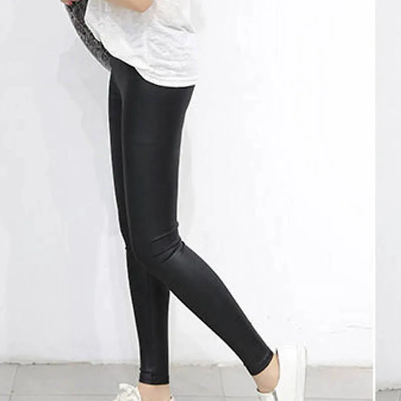 Женская Осенняя Новинка 2020 модные сексуальные тонкие черные леггинсы из