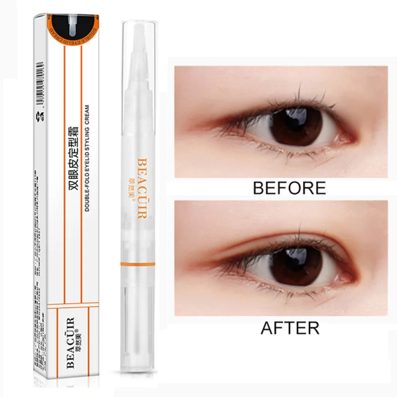Невидимые двойные веки крем для укладки большой глаз прозрачные супер