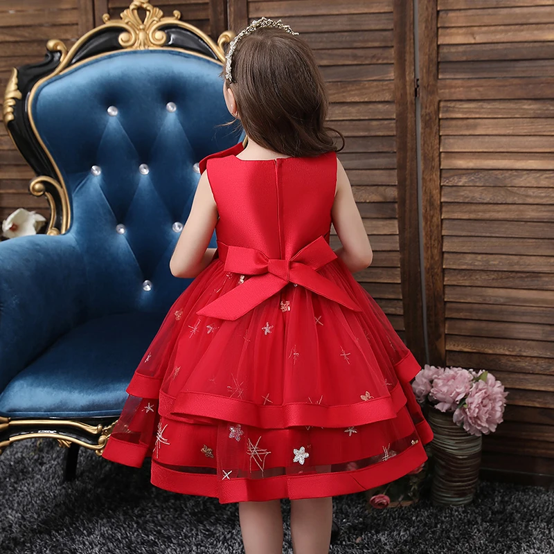 Girls Dress Elegant New Year Princess Children Party Dress Wedding Gown Kids Dresses for Girls Birthday Party Dress Vestido Wear