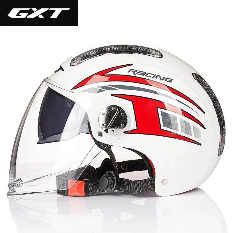GXT электрический мотоциклетный шлем летний солнцезащитный полушлем с двумя