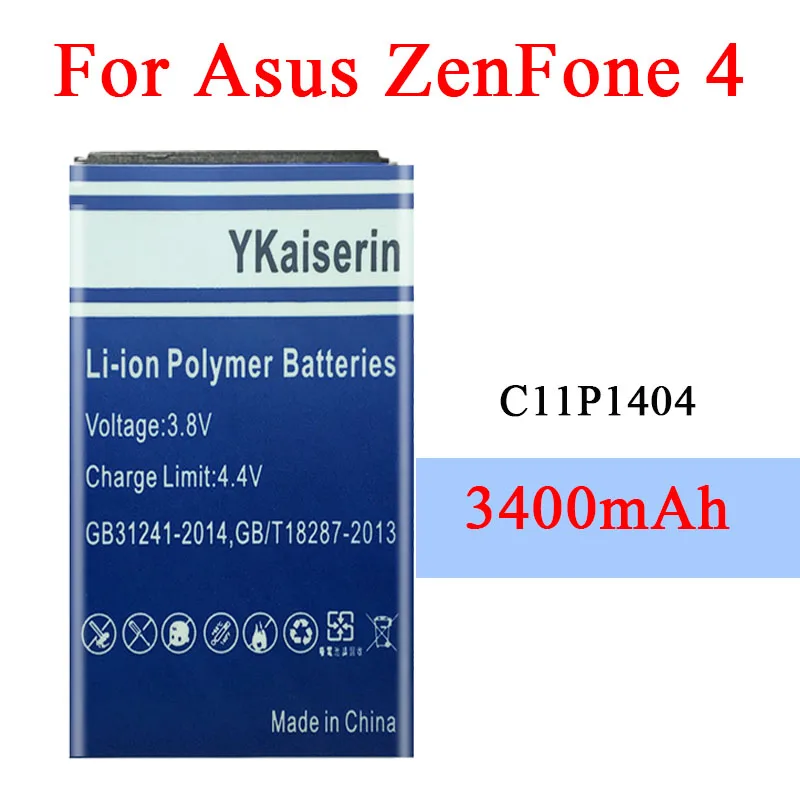 C11P1404 для Asus ZenFone 4 ZenFone4 A400CG ZC451TG Z00SD аккумулятор 3400 мАч батарея телефона + код
