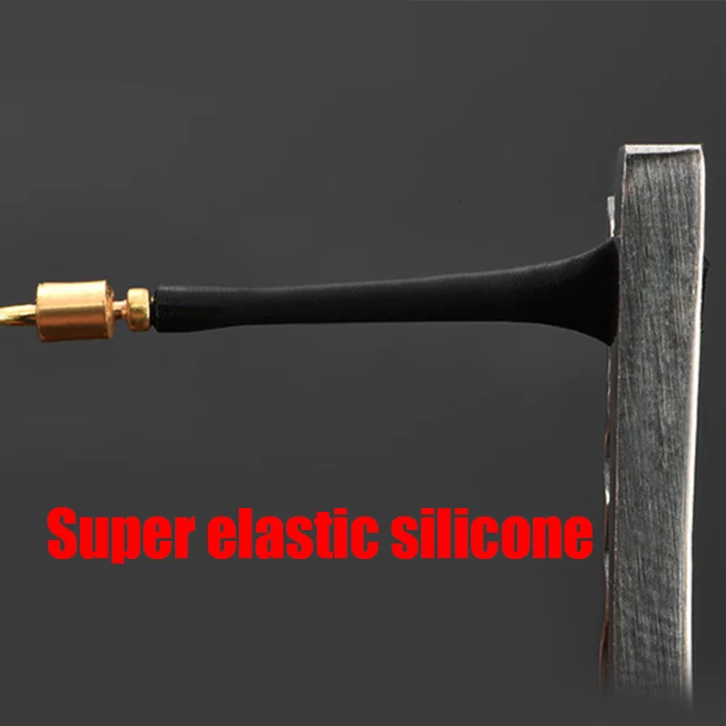 10pcs/lot Drift Fishing Floats Seat Copper Head Rubber Bobber For Led Fishing Float Rotation Buoy Seat Accessories