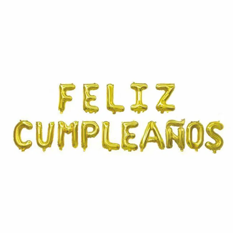 16 дюймов шар наклейка буквы дизайн надувные вечерние украшения ко дню рождения