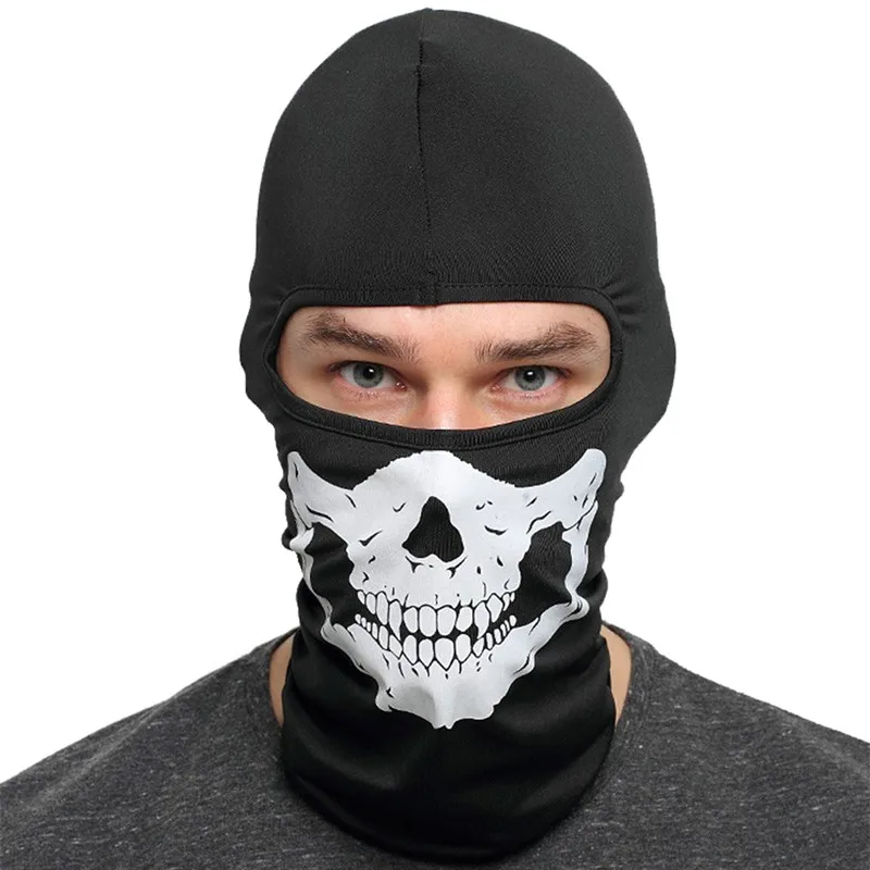 2 шт. балаклавные маски крутой череп мотоциклетная маска для лица быстросохнущая