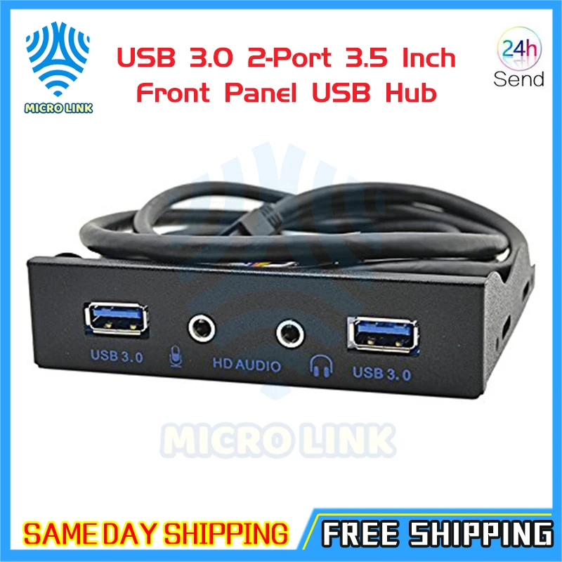 3 5 &quotфлоппи Бей высокое Скорость Гбит/с 20Pin 2 Порты и разъёмы USB 0 концентратор HD Audio