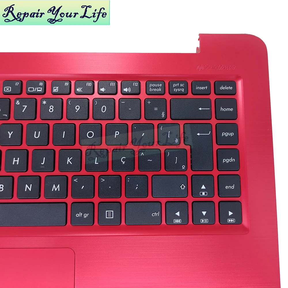 Бразильская клавиатура верхней крышки ноутбука BRA Brazil для Asus Z450 Z450LA Z450L 13NB0961M02X11 13NB0CY2AP0101 90NB0962 RG1BR121.