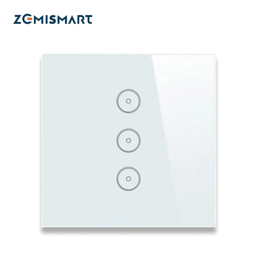 Zemismart WiFi светильник с переключателем ЕС 1 2 3 банды настенный сенсорный