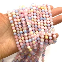 natural stone faceted round beads artificial rock semi precious stones beads for diy bracelets necklaces earrings accessories