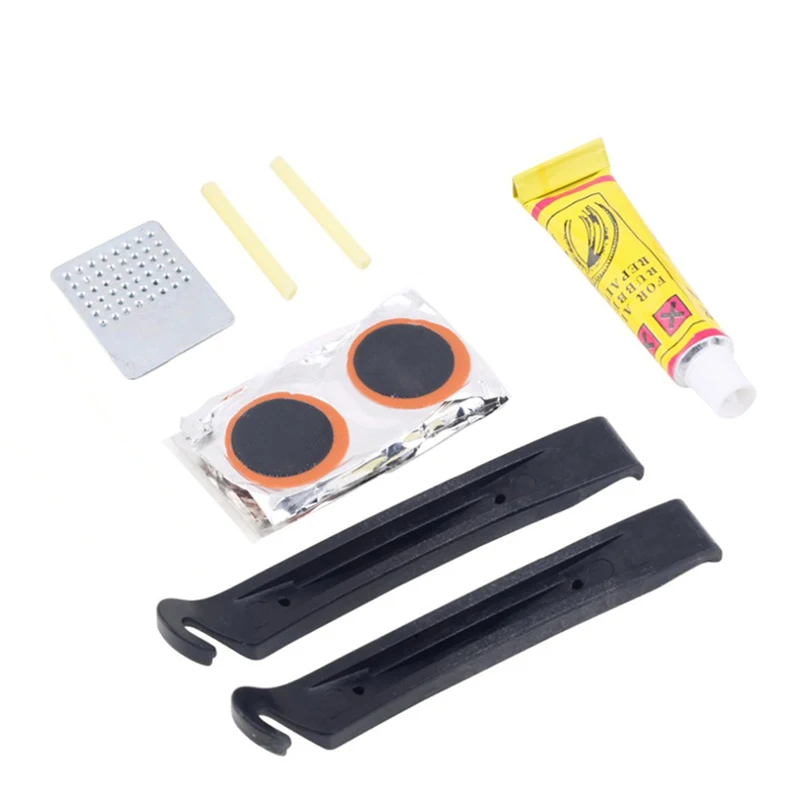 

Mountain Bike Tire Repair Tools Kit For Bicycle Wheels Repaire Cyclist Flat Tire Repair Rubber Patch Glue Bicycle Maintenance