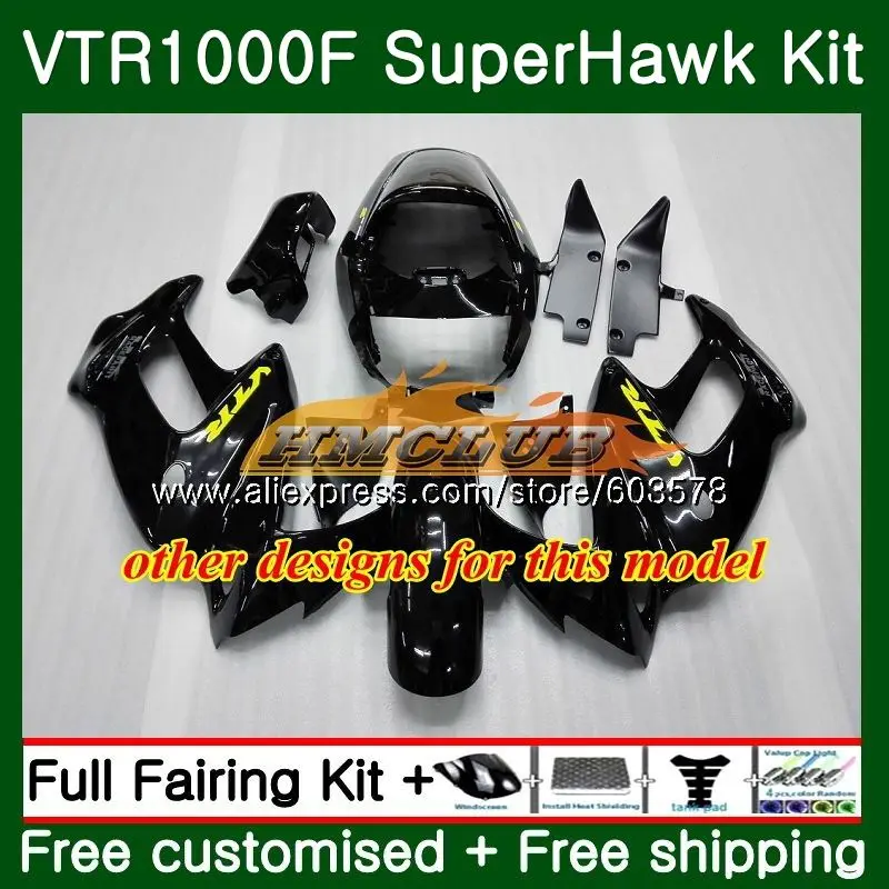 Корпус для HONDA SuperHawk VTR1000F 1997 2005 Hot purple 86CL.86 VTR1000 F VTR 1000 1000F 97 98 99 00 01 02 03 04 05