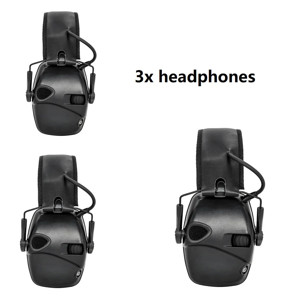 

Электронные Наушники для стрельбы, уличная противошумная гарнитура Impac, усиление звука, Защита слуха, тактическая охотничья гарнитура