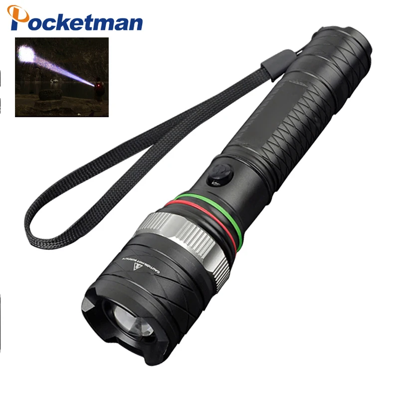 

Суперъяркий USB Перезаряжаемый фонарик 9000 люмен, водонепроницаемый мощный фонарик, высококачественный фонафонарь для кемпинга и бега