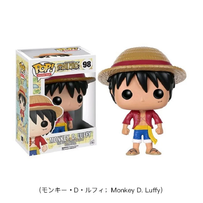 FUNKO POP аниме одна деталь D. Luffy Чоппер Ace воды Law Косплей фигурка модель игрушки ПВХ Коллекция куклы подарок с коробкой