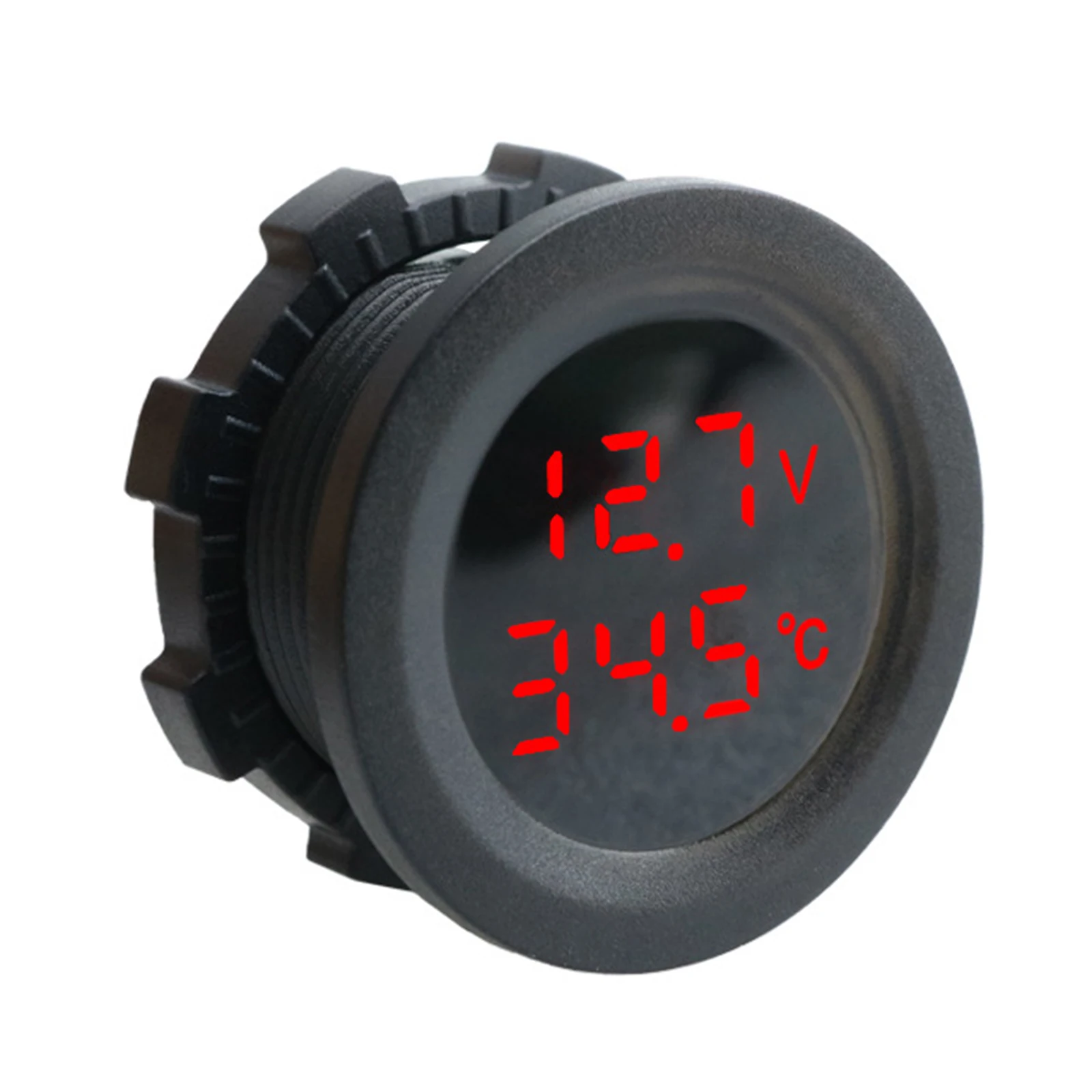 Цифровой вольтметр для автомобильного аккумулятора измеритель температуры