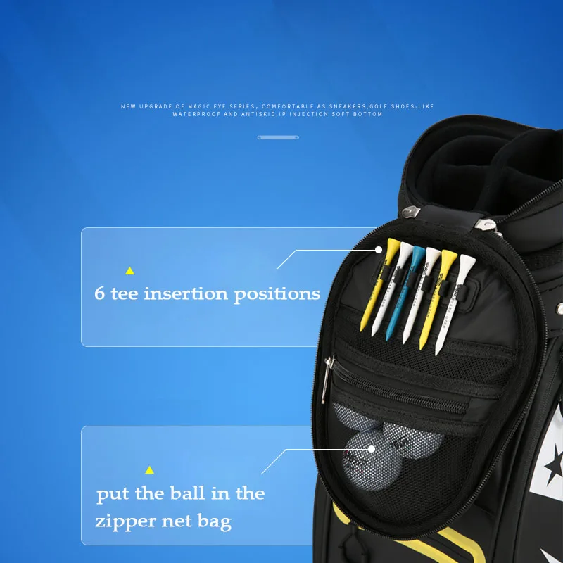 High-quality Golf Club Pulley Bag Boys Girls Youth Height:135~150cm Waterproof Tandard Package Multifunctional Aviation Bag PGM