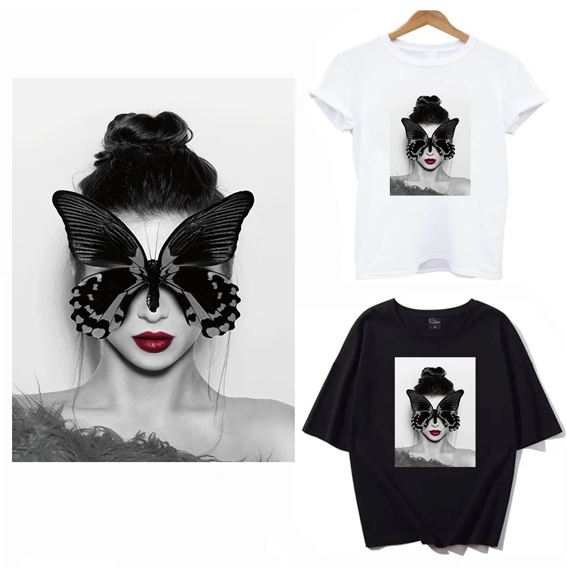 DIY термопереводные наклейки креативный Железный патч для девочки Глажка одежды