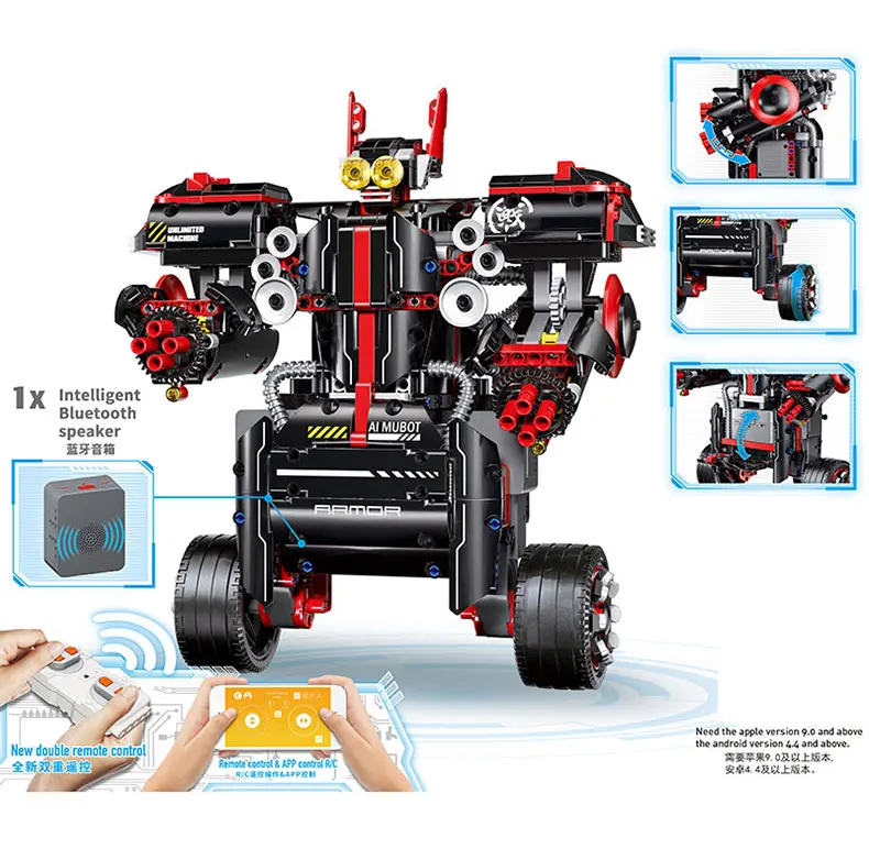 Дерево Idea MINDSTORMS EV3 Программа Робот стены E игрушки Модель Детские конструкторы развивающие игрушки совместимы с 45544 45560 - Цвет: Дерево