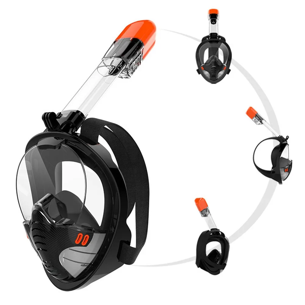 

Full Face Anti-Fog Snorkel Masks S/M/L/XL Underwater Respiratory Diving Masks Waterproof Swimming Diving Equipment For Adult