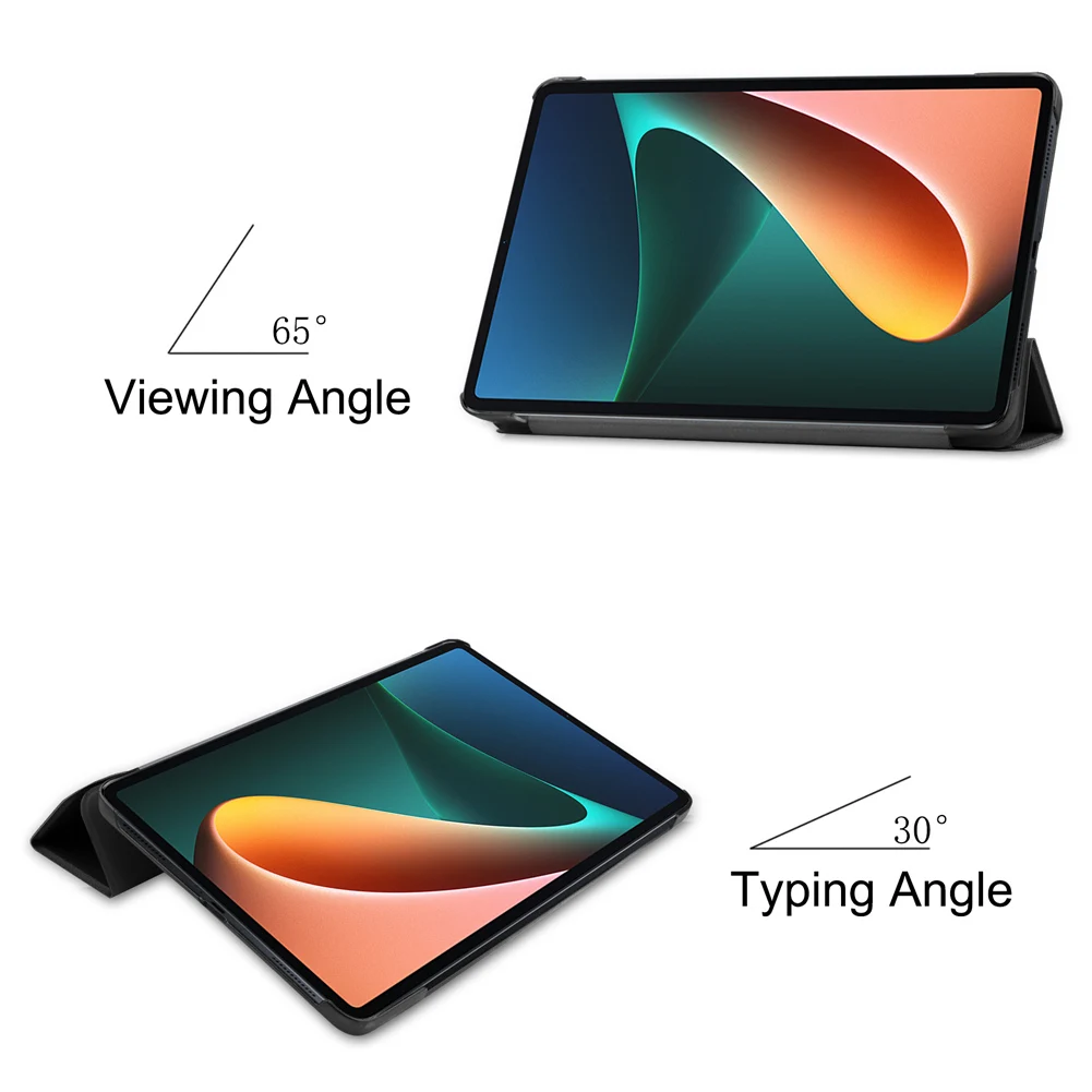 For Xiaomi Pad 5 Pro 11 Inch Tablet Case Auto Sleep Wake Up Fashion Foldable Protective Shell Cover | Компьютеры и офис