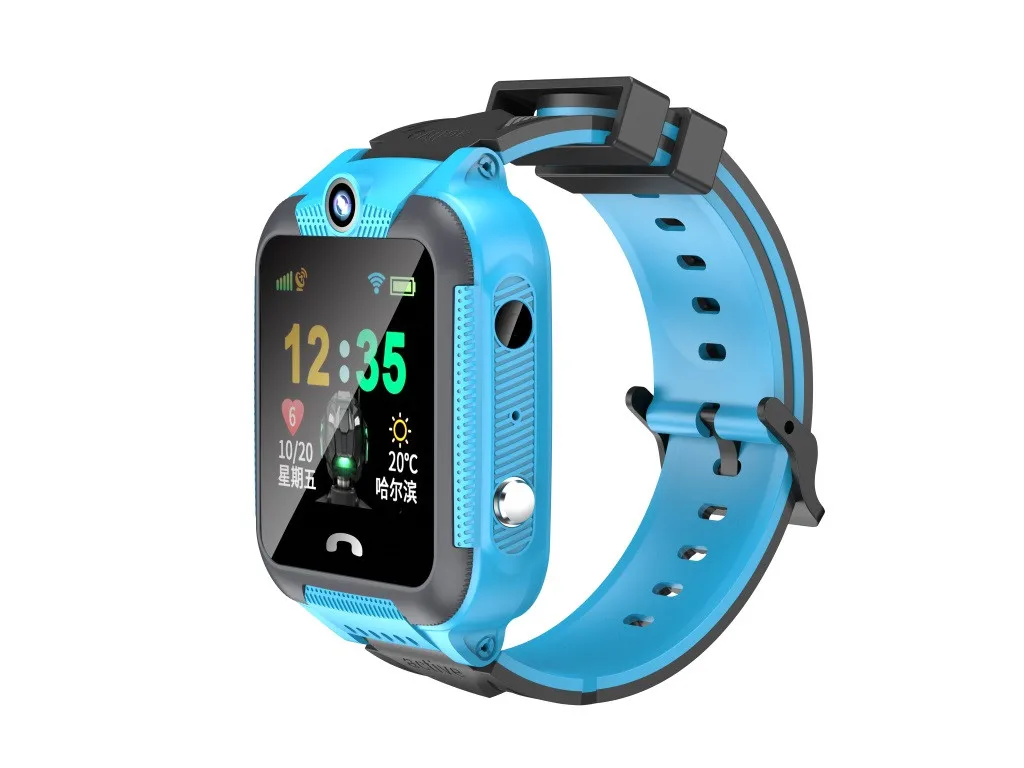 Рождественские анти потерянные умные часы LBS трекер SOS Вызов GSM SIM рождественские