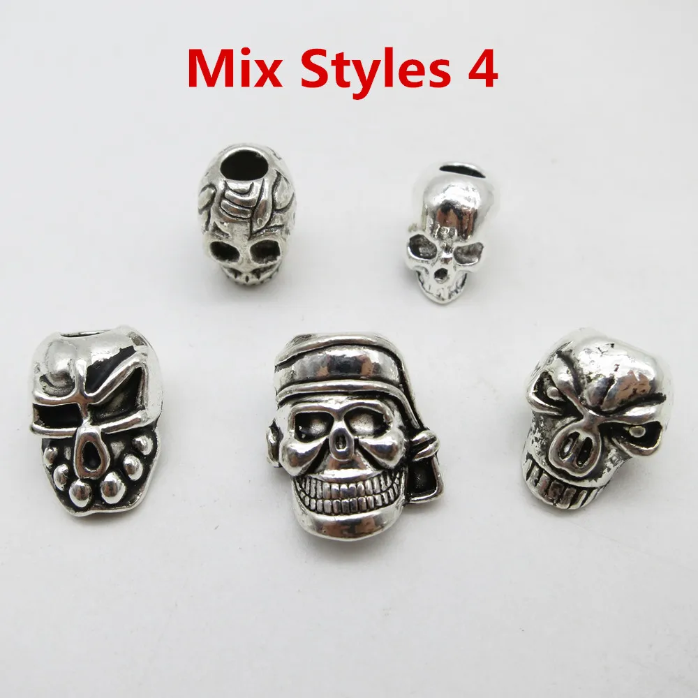 Трубчатые кольца для мужчин и женщин с черепами 5 шт.|dreadlock beads|dreadlock bead clipbeads dreadlock |